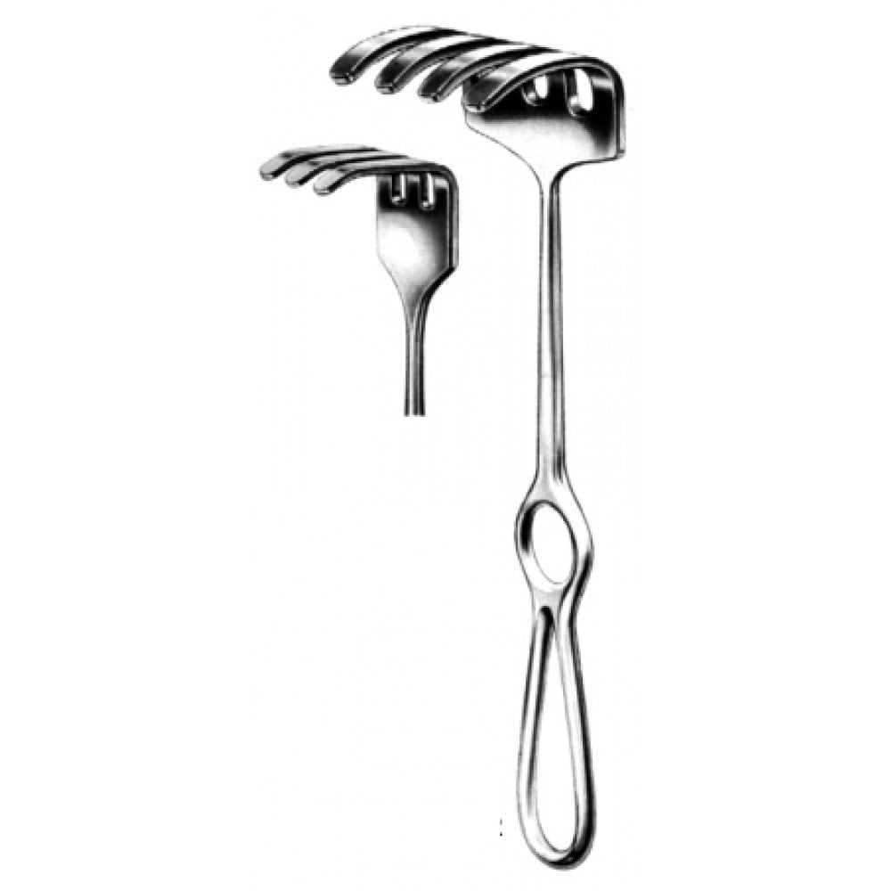 Ollier Retractor 3.prong 36x30mm, 22.5cm - Surgix Instruments