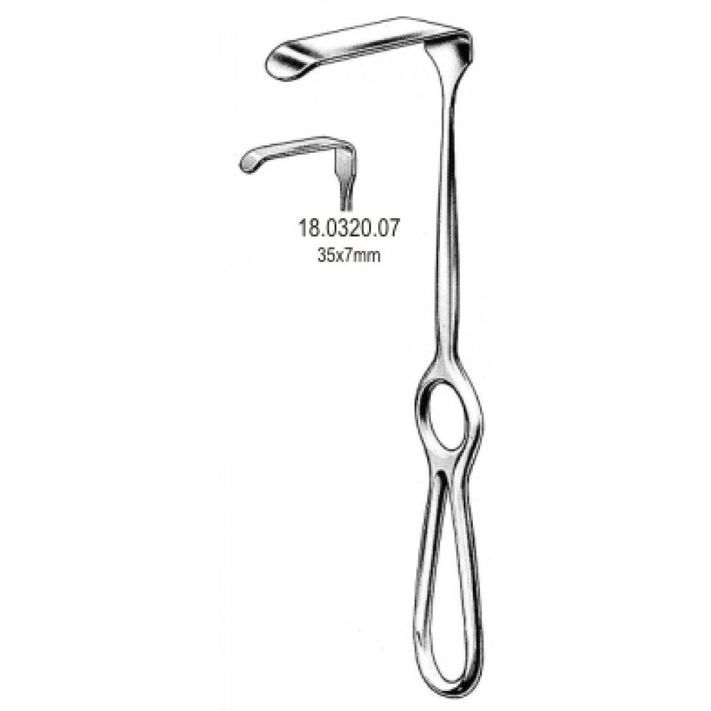 Langenbeck Retractor 35x7mm 21cm - Surgix Instruments