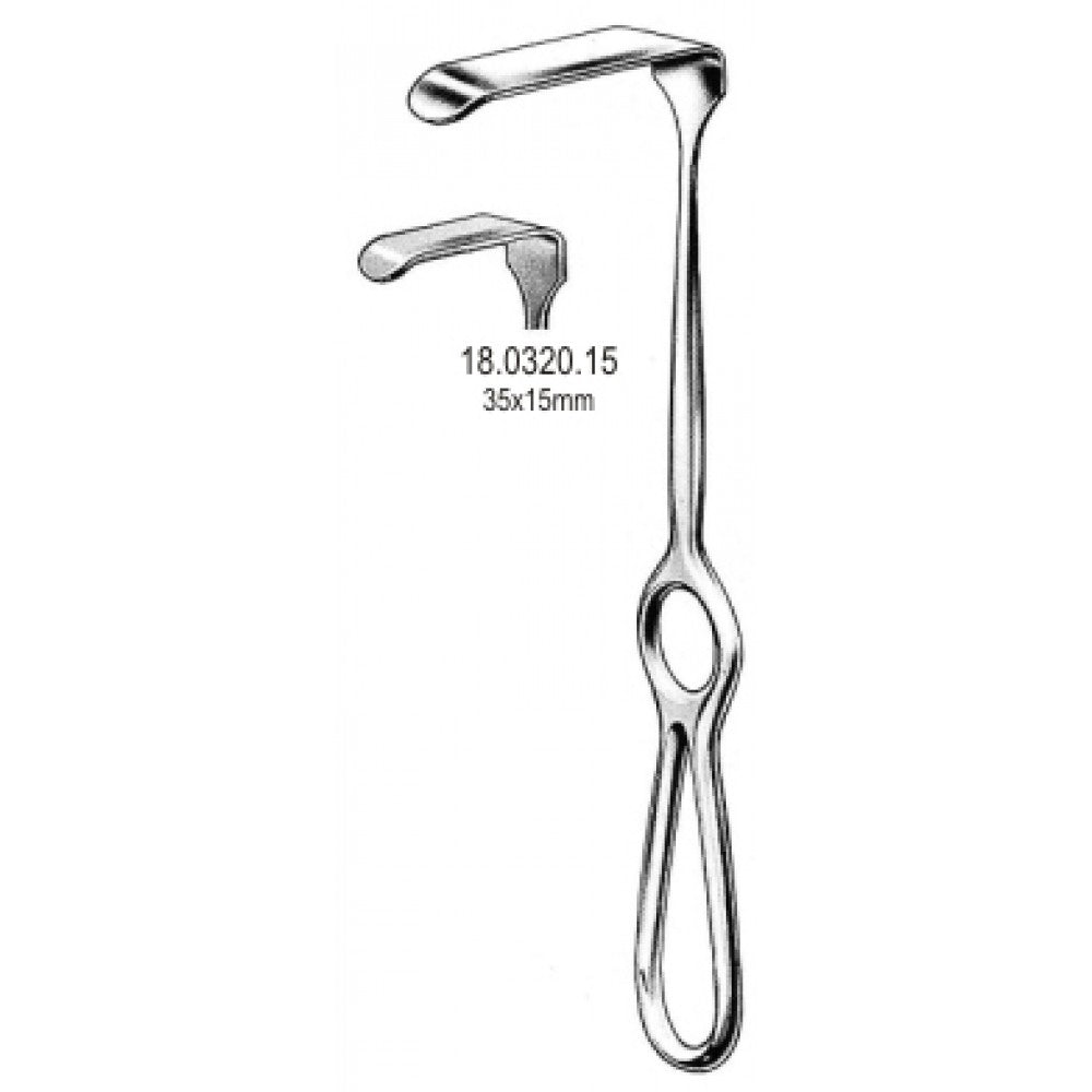 Langenbeck Retractor 35x15mm 21cm - Surgix Instruments