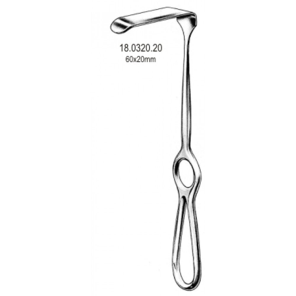 Langenbeck Retractor 60x20mm 21cm - Surgix Instruments