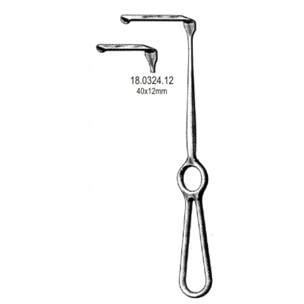 Kocher Retractor 40x12mm, 21cm - Surgix Instruments