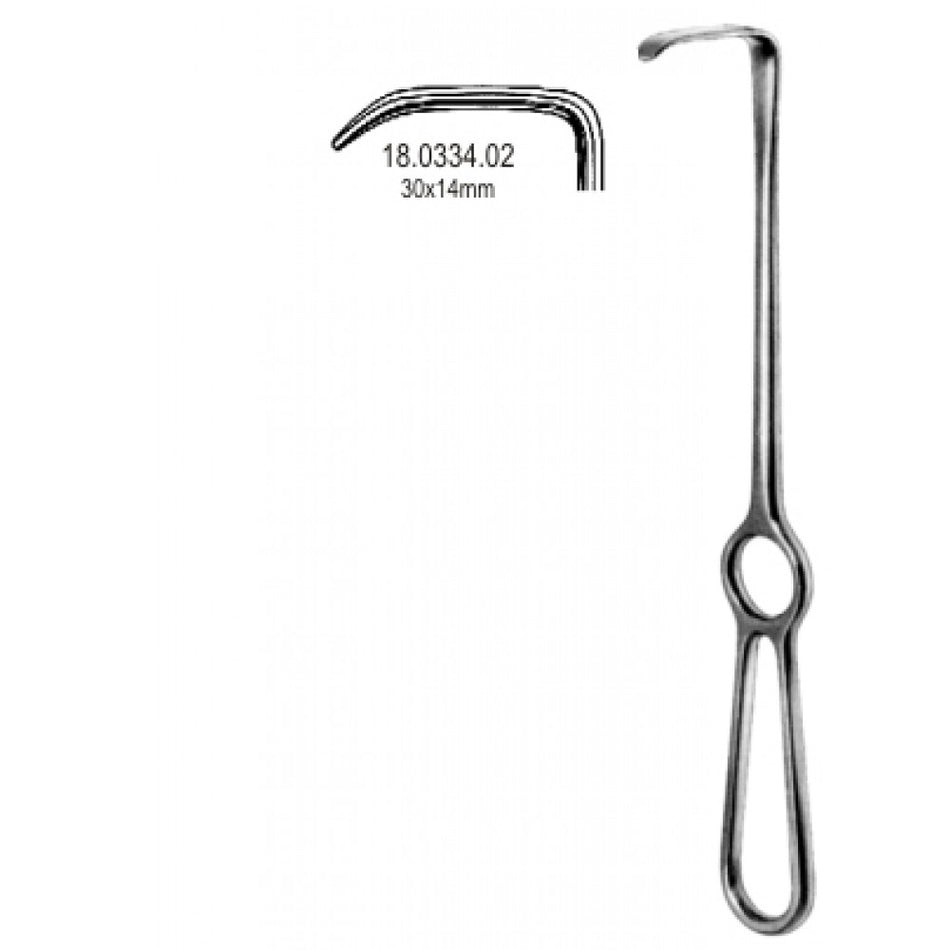 Langenbeck Retractor 30x14mm, 21cm - Surgix Instruments