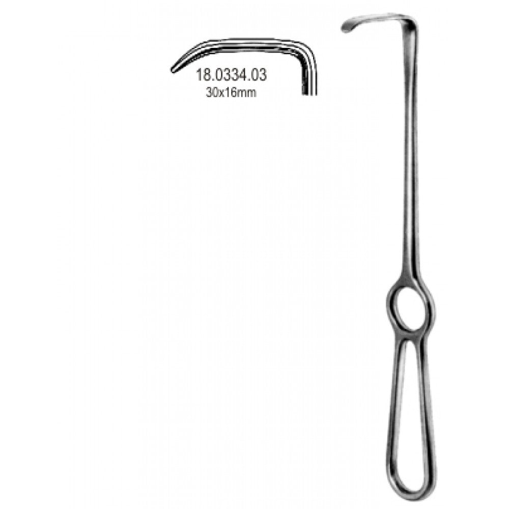 Langenbeck Retractor 30x16mm, 21cm - Surgix Instruments