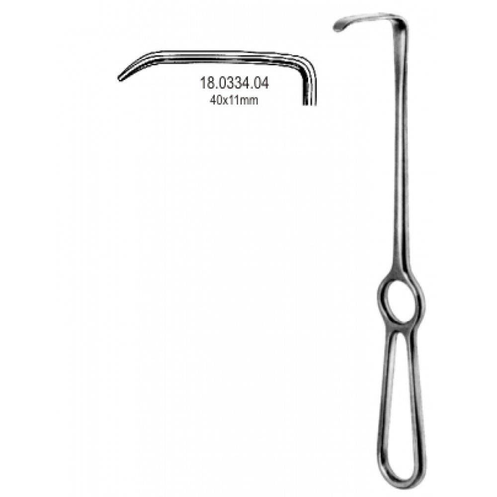 Langenbeck Retractor 40x11mm, 21cm - Surgix Instruments