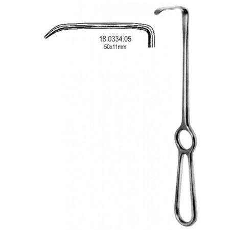 Langenbeck Retractor 50x11mm, 21cm - Surgix Instruments
