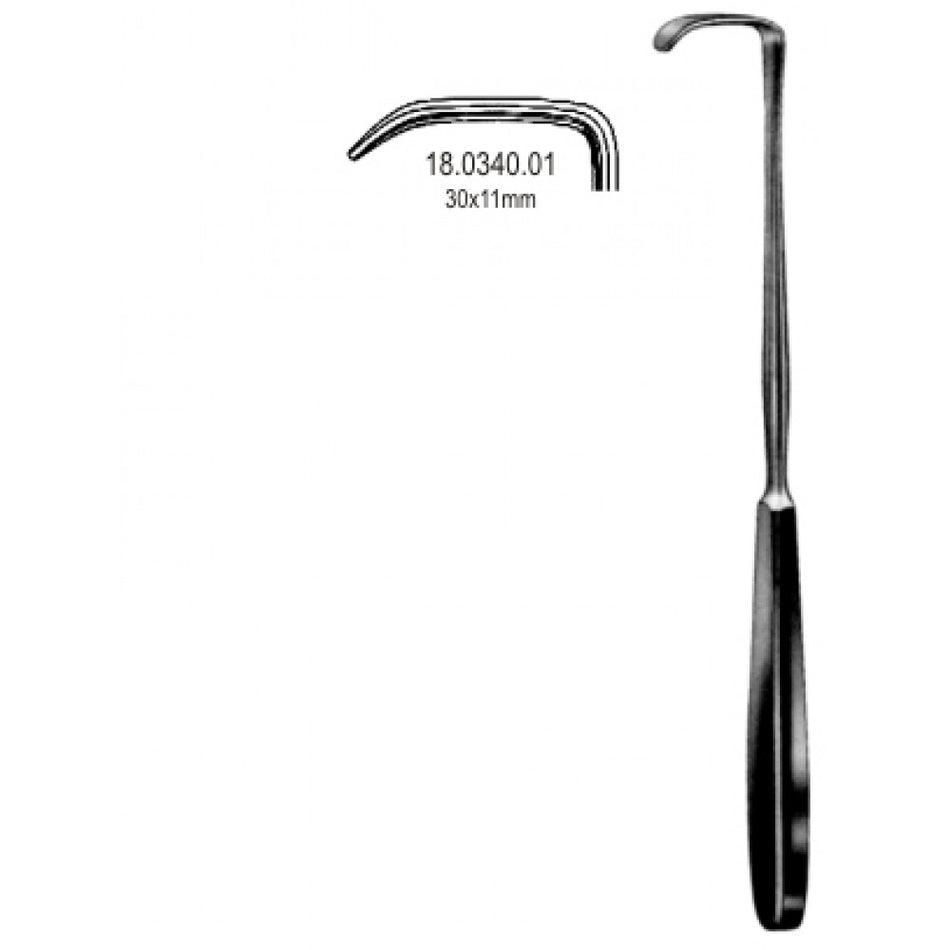 Langenbeck Retractor 30x11mm, 22cm - Surgix Instruments