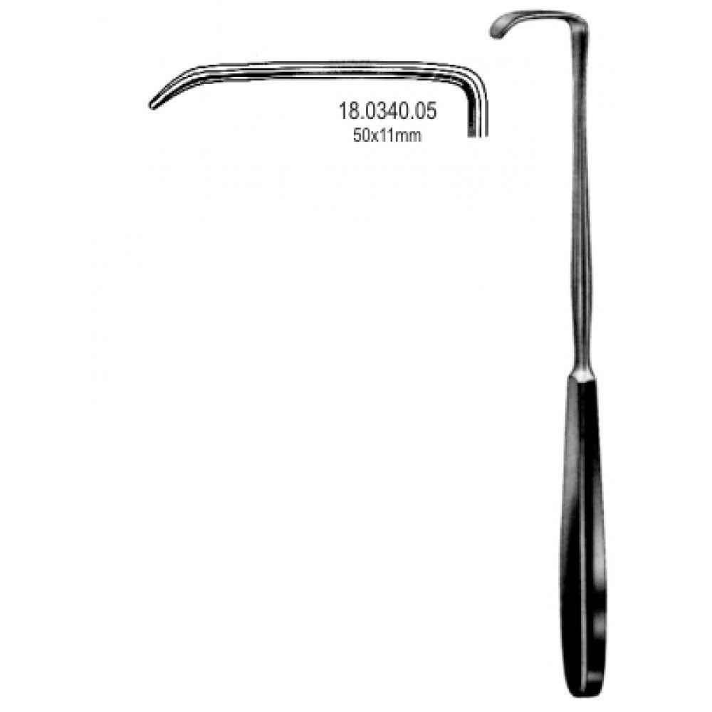 Langenbeck Retractor 50x11mm, 22cm - Surgix Instruments