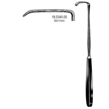 Langenbeck Retractor 50x11mm, 22cm - Surgix Instruments