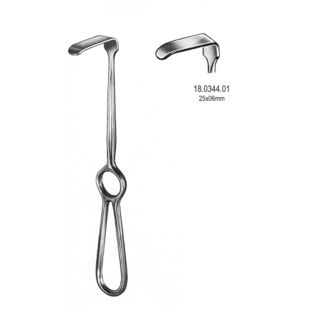 Kocher Langenbeck Retractor 25x6mm, 21.5cm - Surgix Instruments