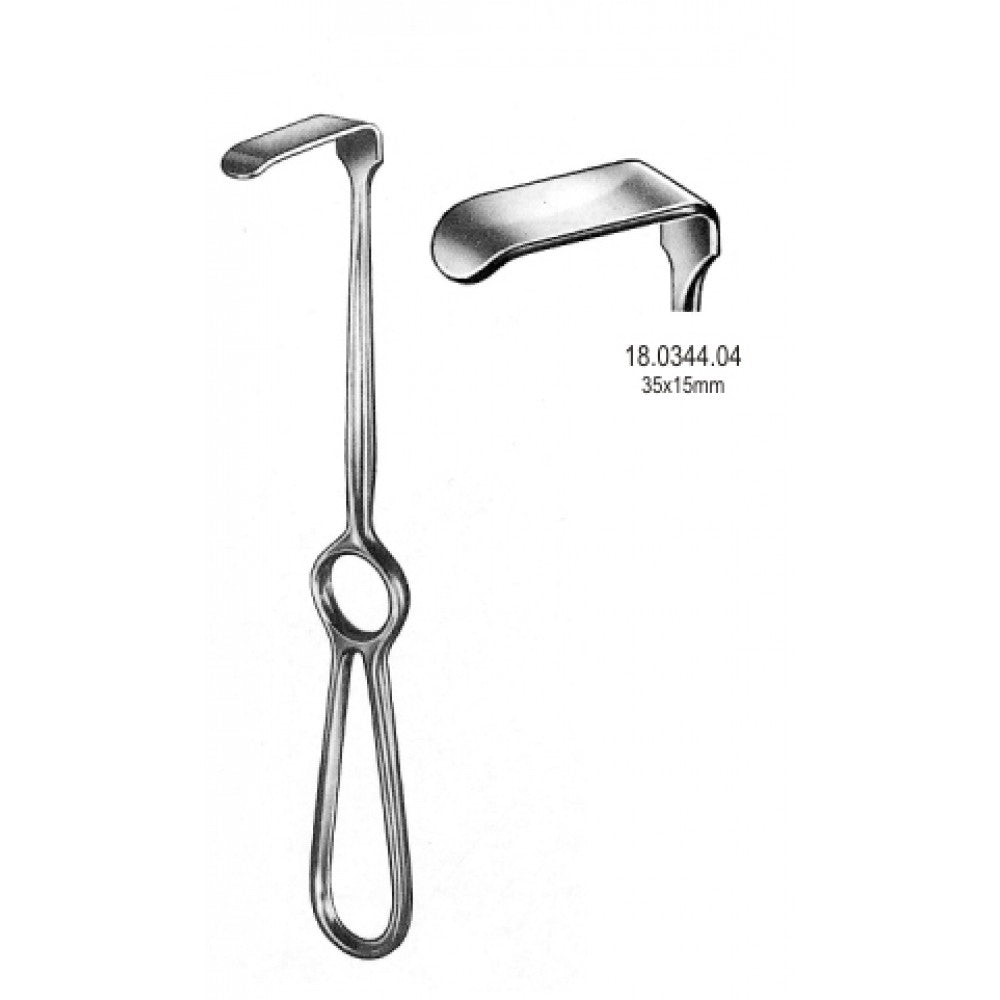 Kocher Langenbeck Retractor 35x15mm, 21.5cm - Surgix Instruments
