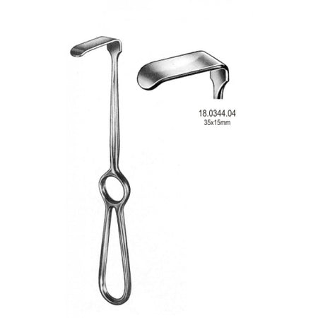 Kocher Langenbeck Retractor 35x15mm, 21.5cm - Surgix Instruments