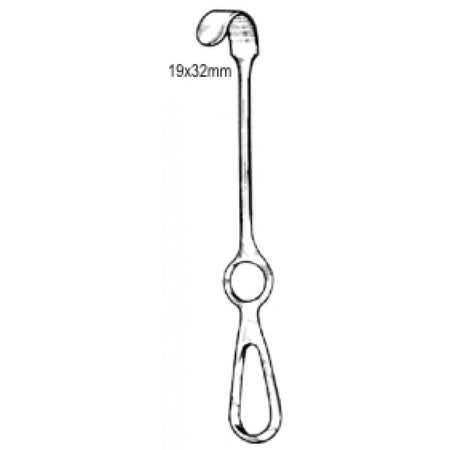 London Hospital Retractor 19x32mm, 23cm - Surgix Instruments