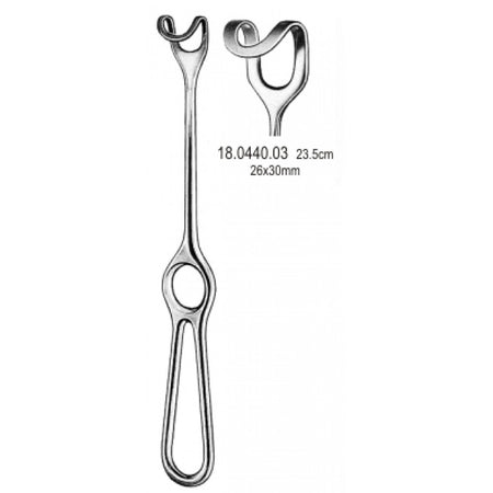 Middeldorpf Retractor 26x30mm, 23.5cm - Surgix Instruments