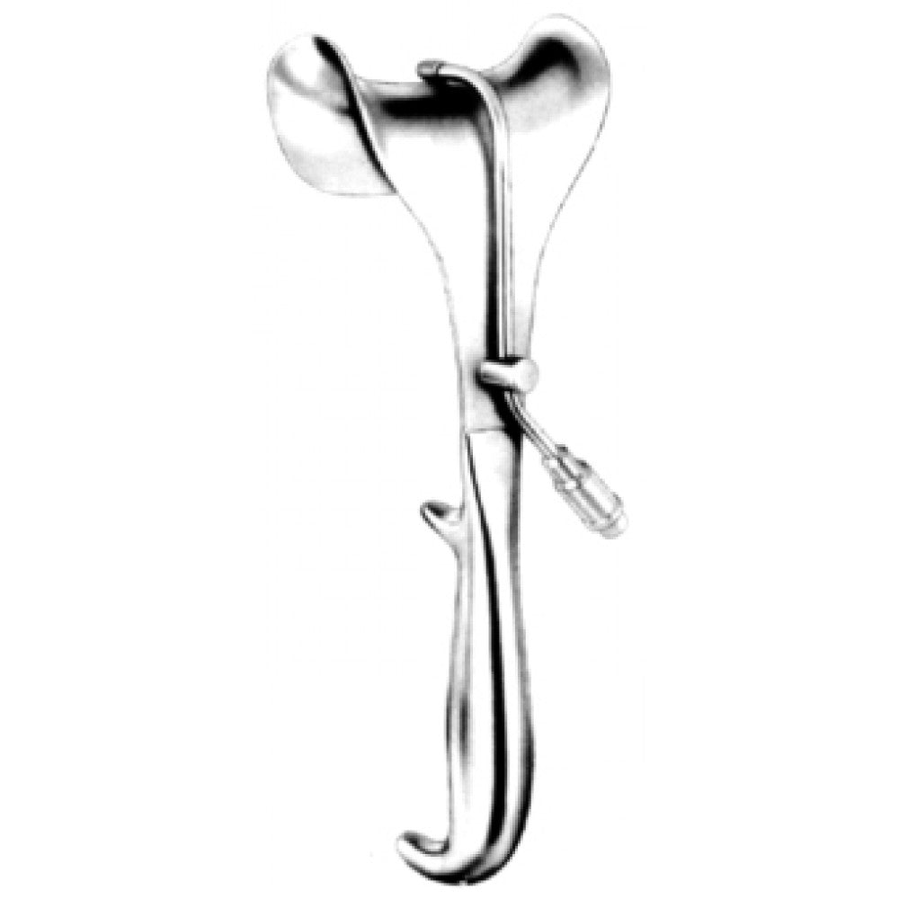 Doyen Retractor with fiber optic light 25cm - Surgix Instruments