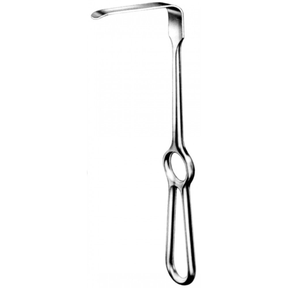 Brunner Retractor Curved tip 140x25mm, 25cm - Surgix Instruments