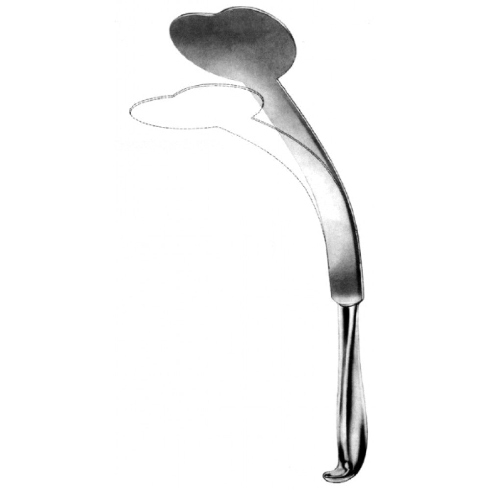 Holmann Retractor malleable 65mm, 37.5cm - Surgix Instruments