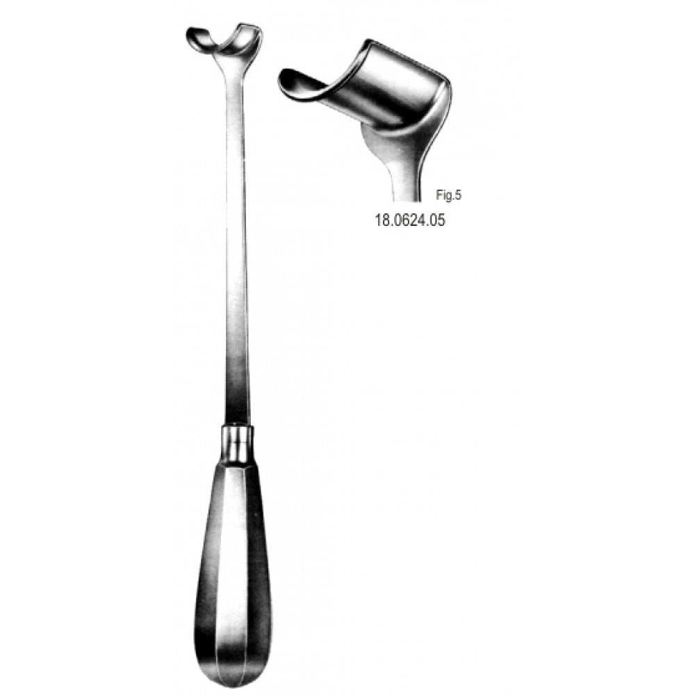 Ross Aortic Wall Retractor 27x27mm, 27cm - Surgix Instruments