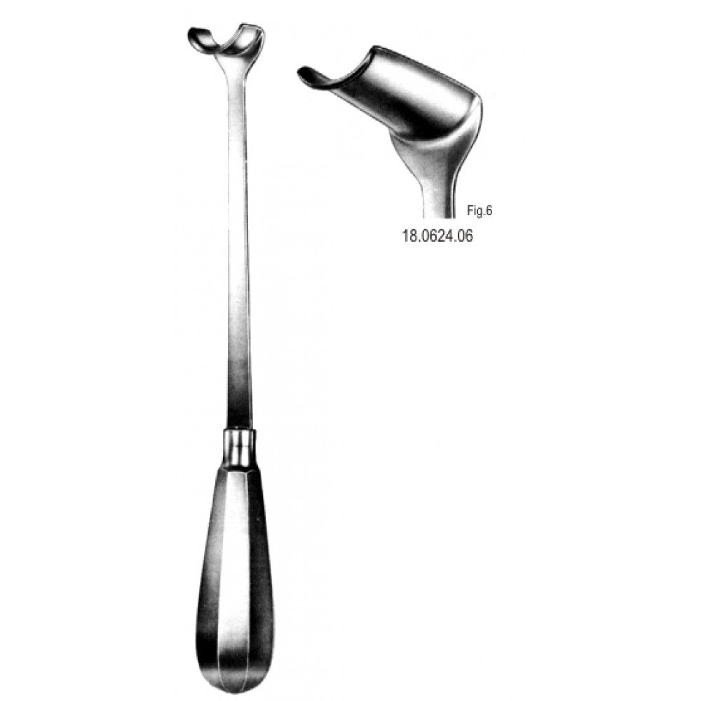 Ross Aortic Wall Retractor 25x39mm, 27cm - Surgix Instruments