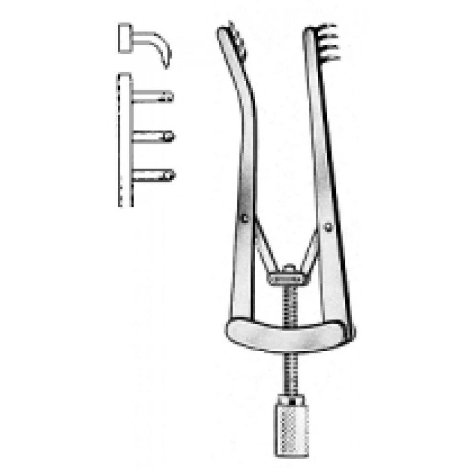 Alm Retractor sharp 10cm - Surgix Instruments