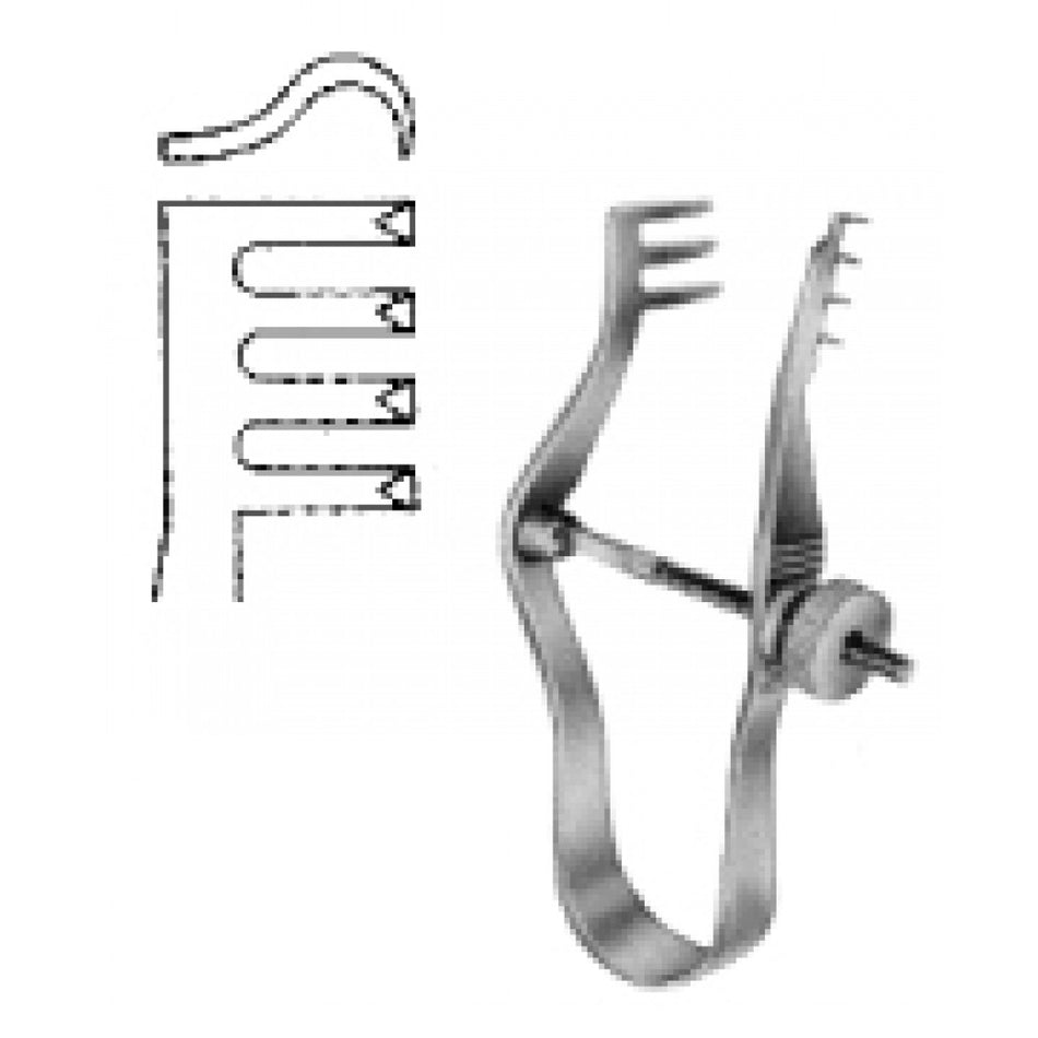 Finsen Retractor sharp 7cm - Surgix Instruments