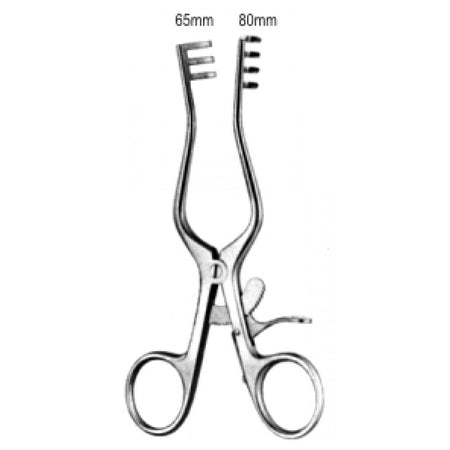 Weitlaner Retractor 3x4 Prongs. blunt 14cm - Surgix Instruments
