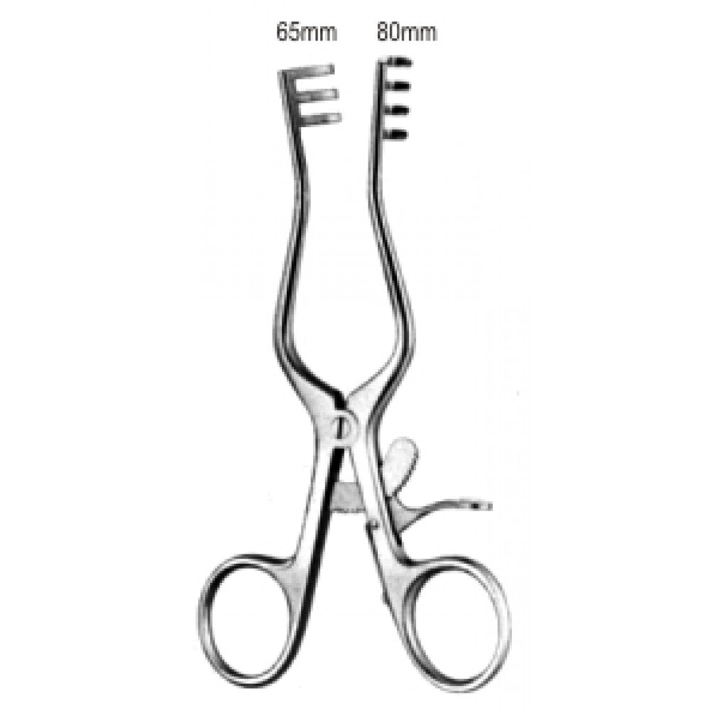 Weitlaner Retractor 3x4 Prongs. blunt 16.5cm - Surgix Instruments