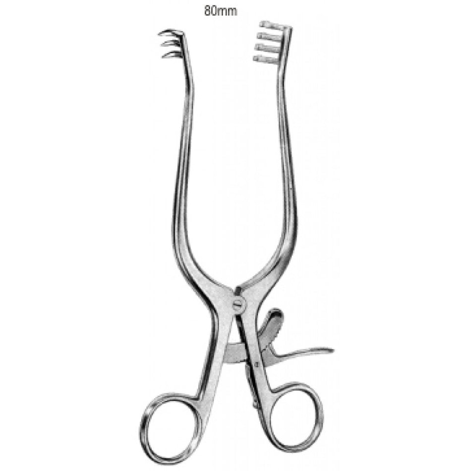 Weitlaner Retractor 3x4 Prongs. shrap 23cm - Surgix Instruments