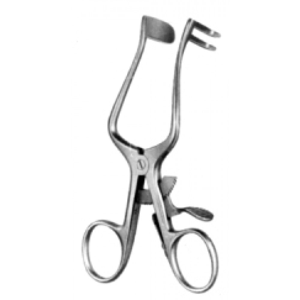Plester Retractor 1x2 Prongs. left 11cm - Surgix Instruments