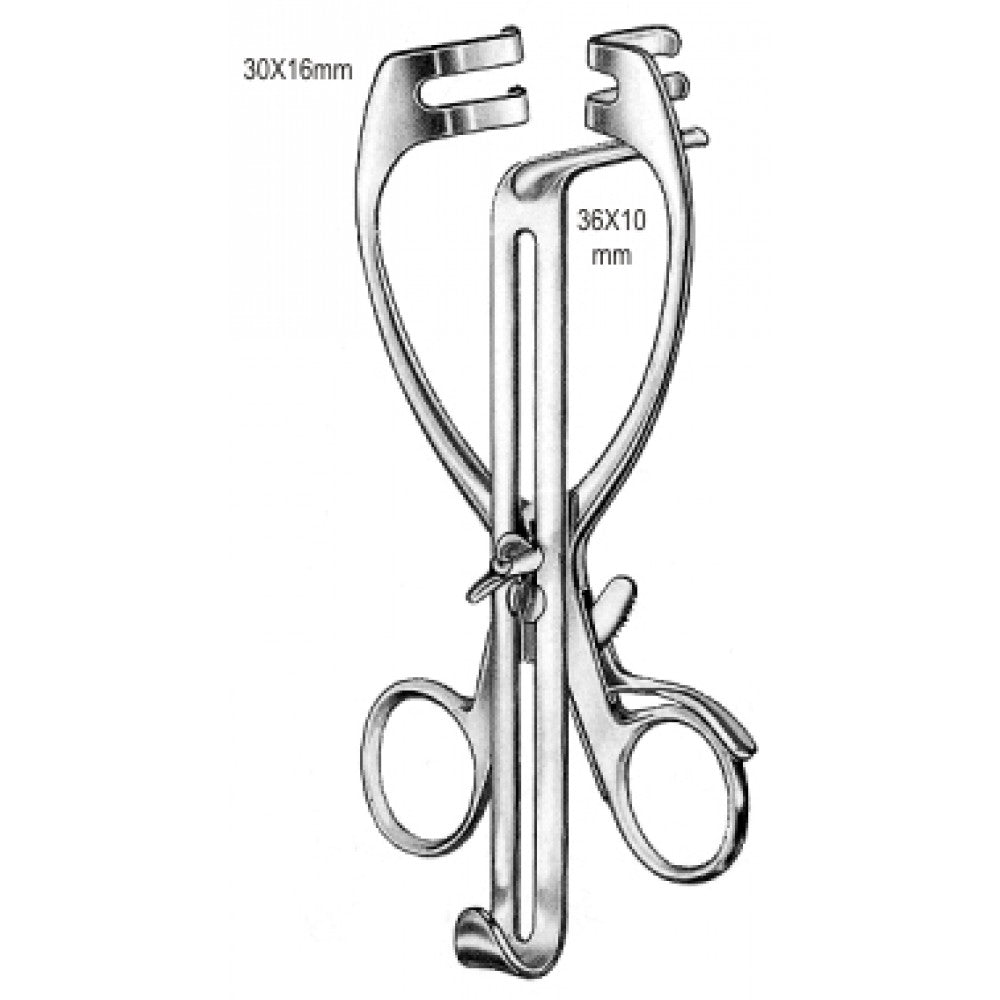 Mayo Adams Retractor with central blade 17cm - Surgix Instruments