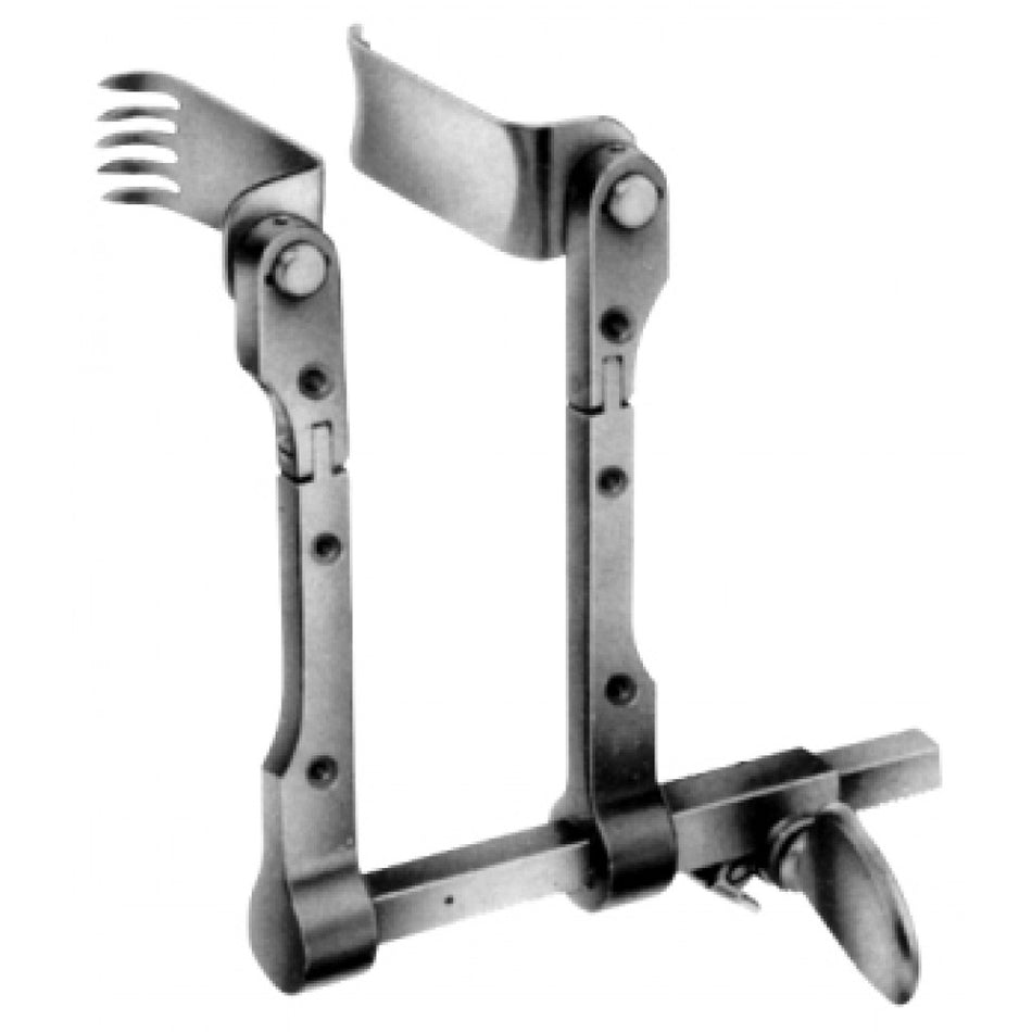 Caspar Cervical Retractor with 10 blades 90x120x120mm - Surgix Instruments