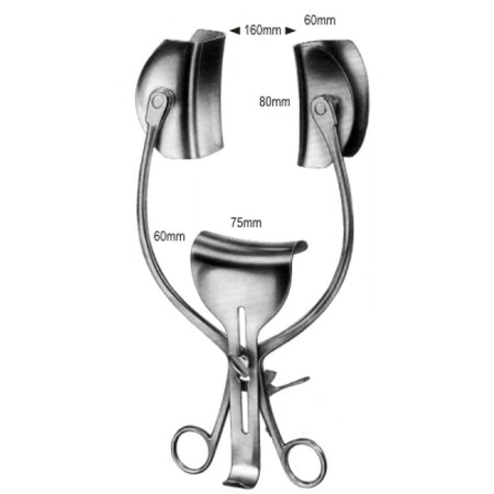 Collin Loktite Abdominal Retractor - Surgix Instruments