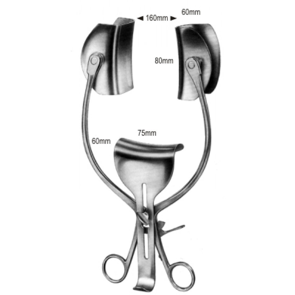 Collin Loktite Abdominal Retractor - Surgix Instruments