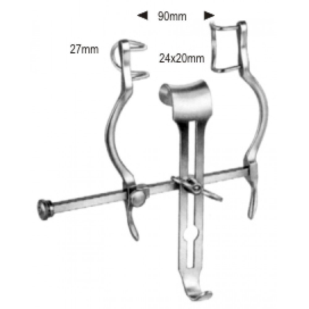 Balfour Baby Abdominal Retractor 90mm - Surgix Instruments