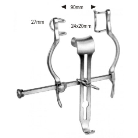 Balfour Baby Abdominal Retractor 90mm - Surgix Instruments