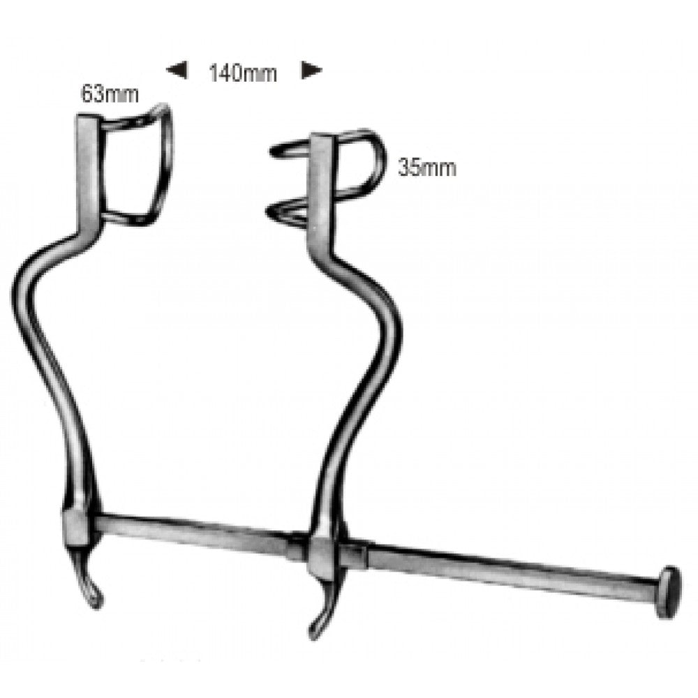 Gosset Abdominal Retractor 14cm - Surgix Instruments