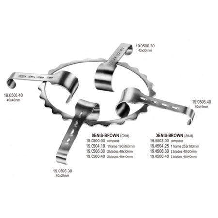 Denis Browne Abdominal Retractor set medium - Surgix Instruments