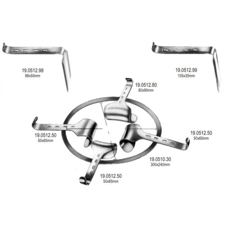 Frame only Kirschner Oval Retractor 300x240mm - Surgix Instruments