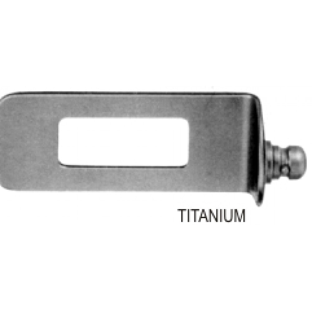 Blade for Caspar Retractor fenest. 60x25mm (TiT) - Surgix Instruments
