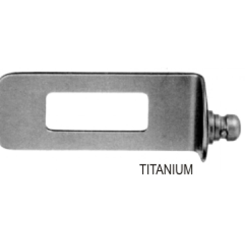 Blade for Caspar Retractor fenest. 60x25mm (TiT) - Surgix Instruments