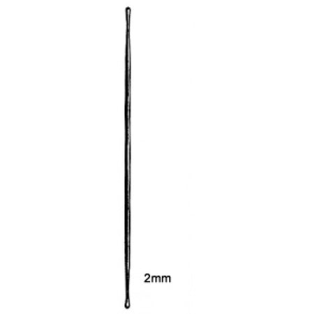 Probe Buttoned Double-Ended 2mm, 11.5cm - Surgix Instruments Medical Stainless Steel Surgical Tool