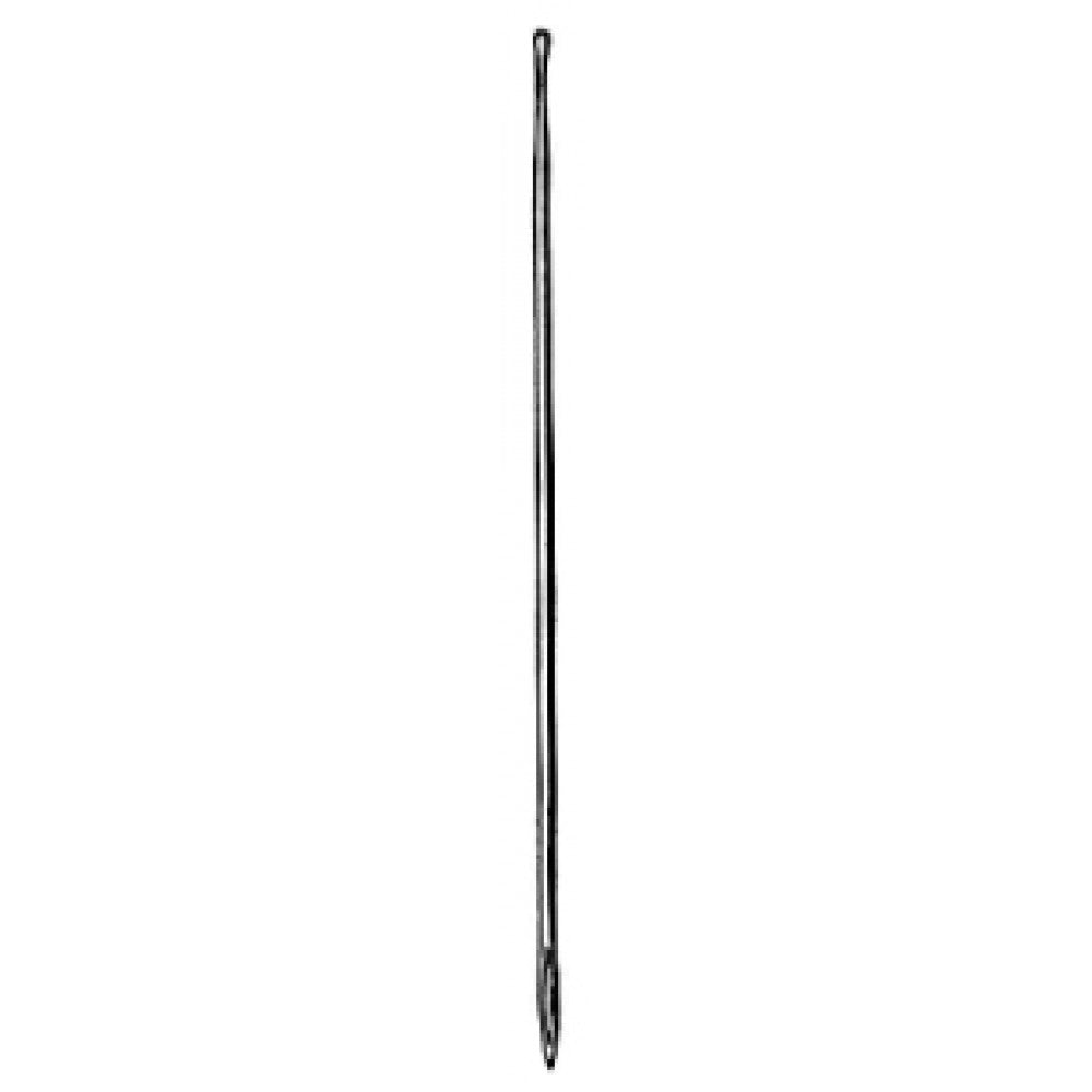 Probe Buttoned with eye flat end 2mm, 12.5cm - Surgix Instruments Medical Stainless Steel Surgical Tool