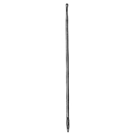 Probe Buttoned with eye flat end 2mm, 12.5cm - Surgix Instruments Medical Stainless Steel Surgical Tool