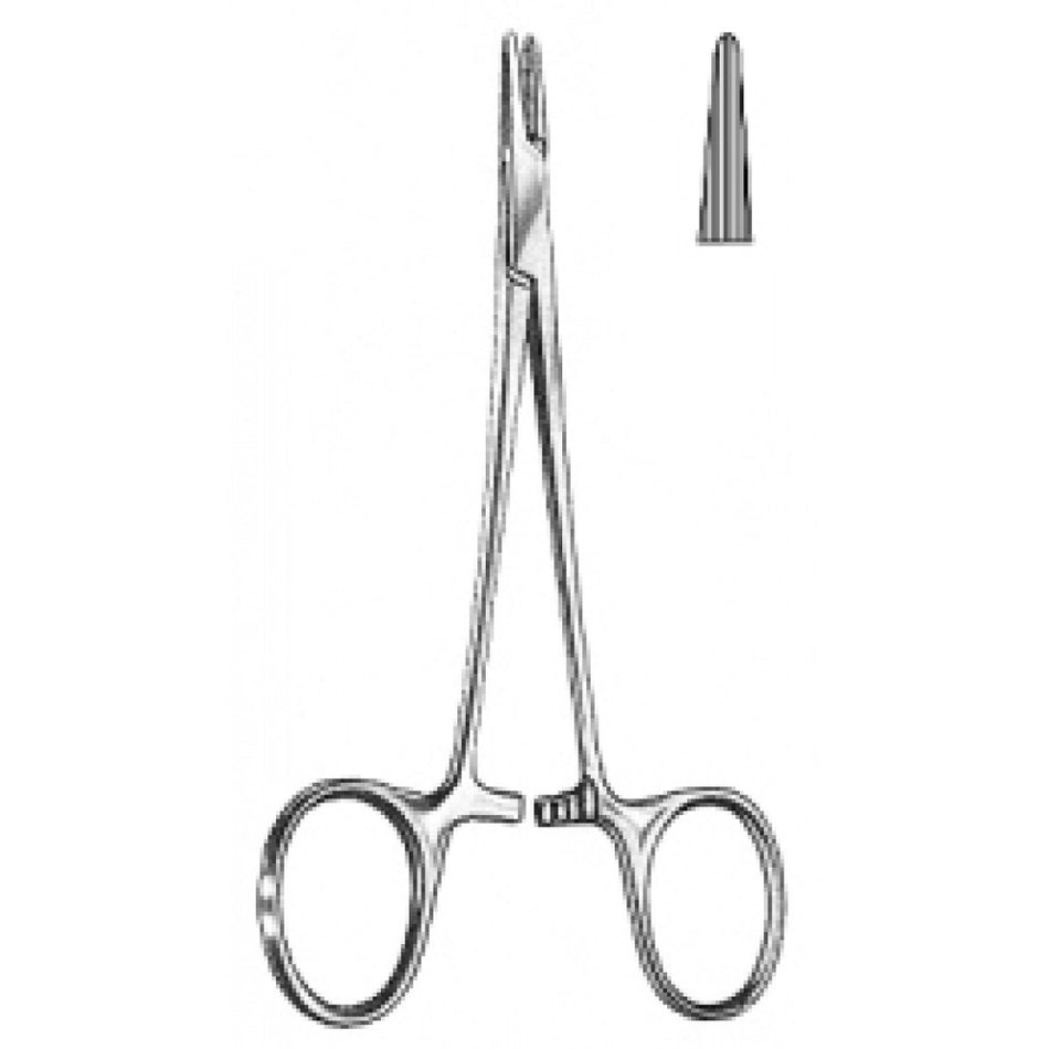Derf/Converse Needle Holder Longitudinally. Serrated 12.5cm - Surgix Instruments Stainless Steel Needle Holder