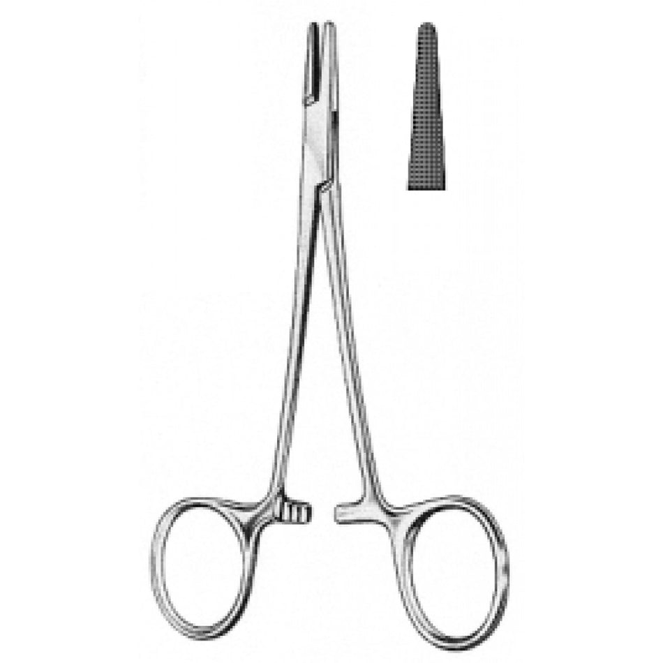 Webster Needle Holder Serrated 13cm - Surgix Instruments Stainless Steel Needle Holder