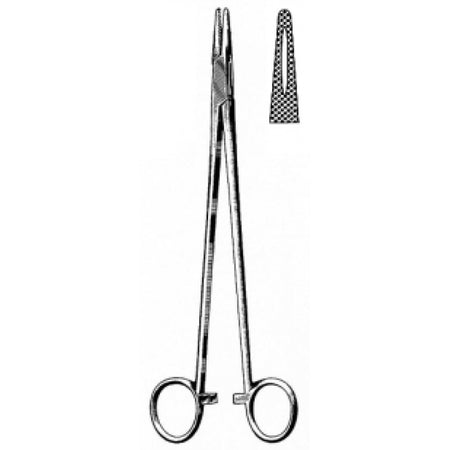 Hegar Needle Holder grooved 24cm - Surgix Instruments Stainless Steel Needle Holder