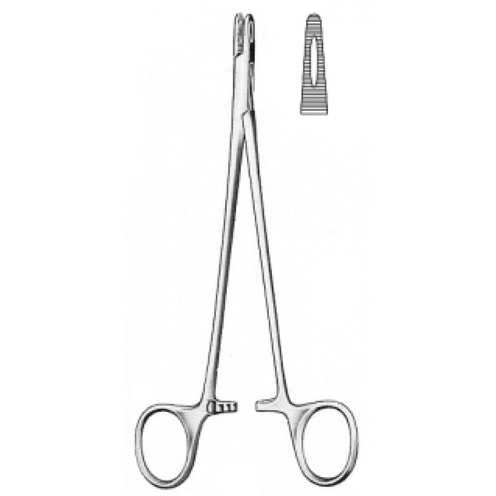 Adson Needle Holder 18cm - Surgix Instruments Stainless Steel Needle Holder