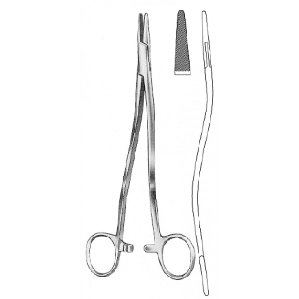 Wertheim Needle Holder 24cm - Surgix Instruments Stainless Steel Needle Holder