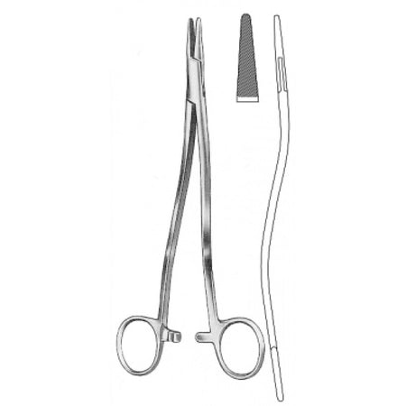 Wertheim Needle Holder 24cm - Surgix Instruments Stainless Steel Needle Holder