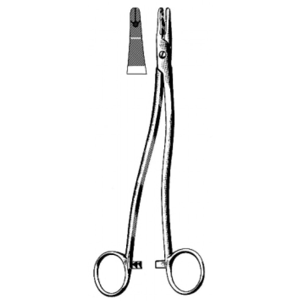Bozemann Needle Holder S/J 20cm - Surgix Instruments Stainless Steel Needle Holder