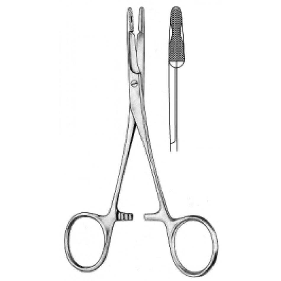 Olsen-Hegar Needle Holder with blood groove 14cm - Surgix Instruments Stainless Steel Needle Holder